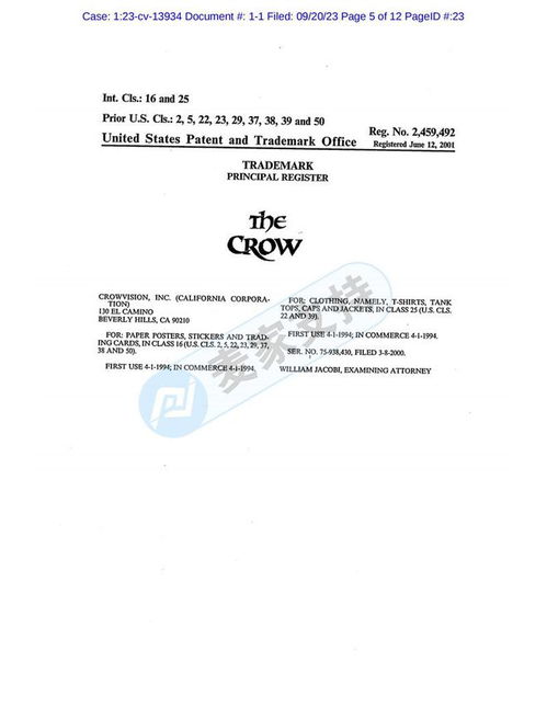 美國tme律所代理the crow烏鴉商標 版權再回歸,跨境賣家速排雷